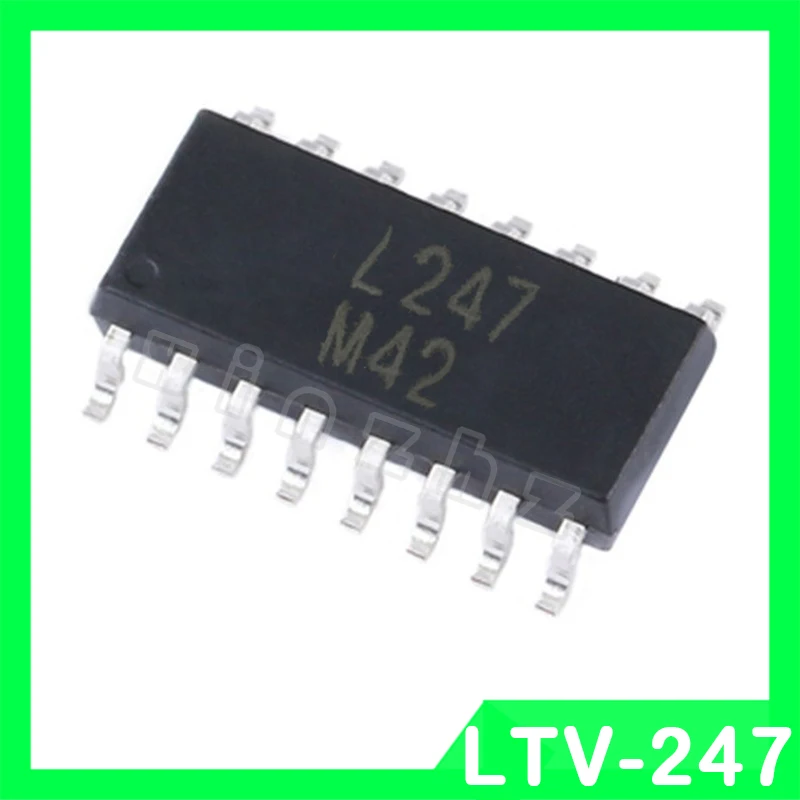 

5-10pcs LTV-247 Photocoupler Optoisolator SOP-16 100% Original Phototransistor Output