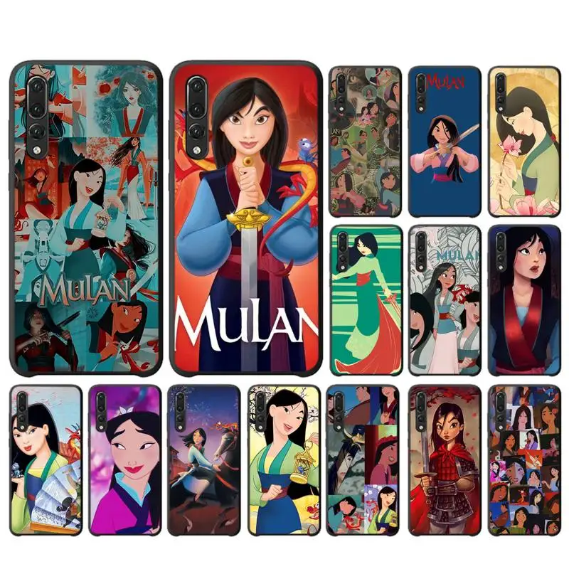 

Disney Mulan Phone Case for Huawei P30 40 20 10 8 9 lite pro plus Psmart2019