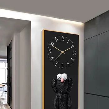Luxury Large Watch Wall Minimalist Luxury Pictures Metal Silent Watchs Mechanism Duvar Saati Wall Decor for Home Design
