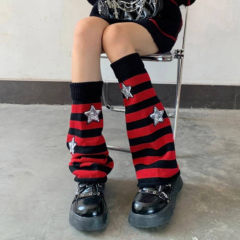 Over Leg Warmers Korean Winter Girl Women Knit Boot Socks Pile Up Socks Foot Warming Cover