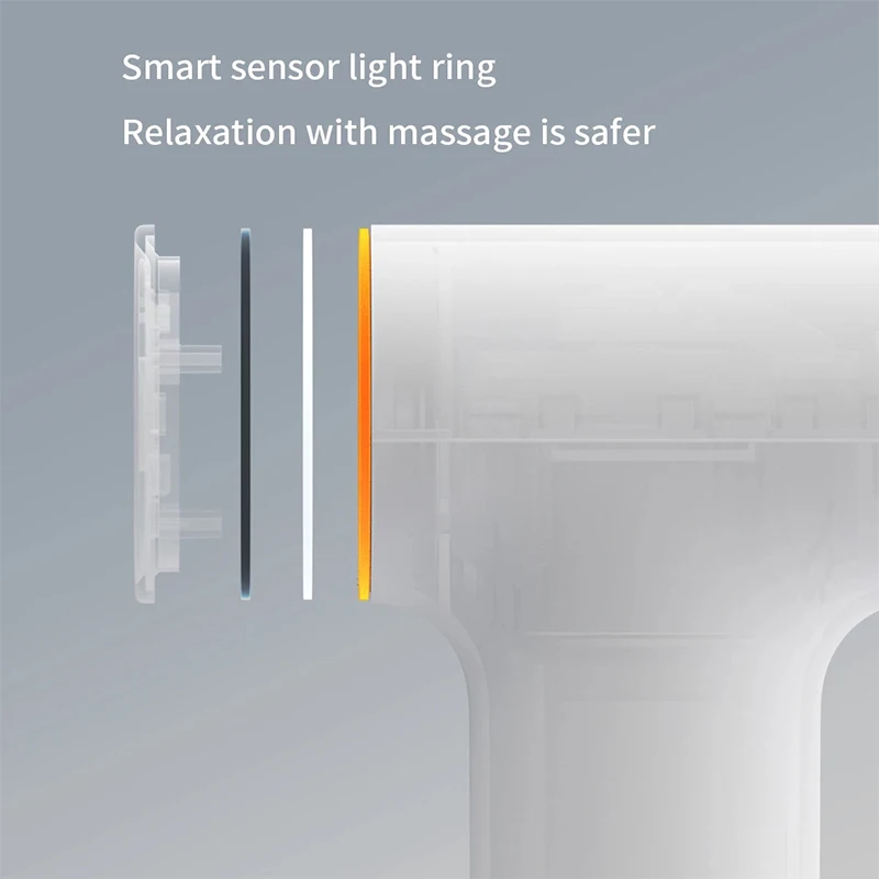 Xiaomi Mini Fascia Gun Muscle Massage Gun Electric Massager 3 Massage Heads Low Noise Type-C Charging Muscle Stimulator images - 5