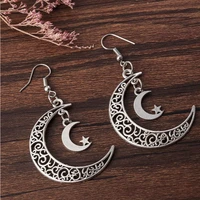 delysia king star and moon earrings