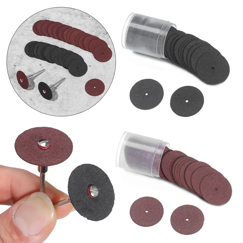 

36pcs 25mm Tool Sander Cut Off Accessories Cutting Discs Abrasive Disc Grinding Wheels Rotary Blade Sheets For Dremel