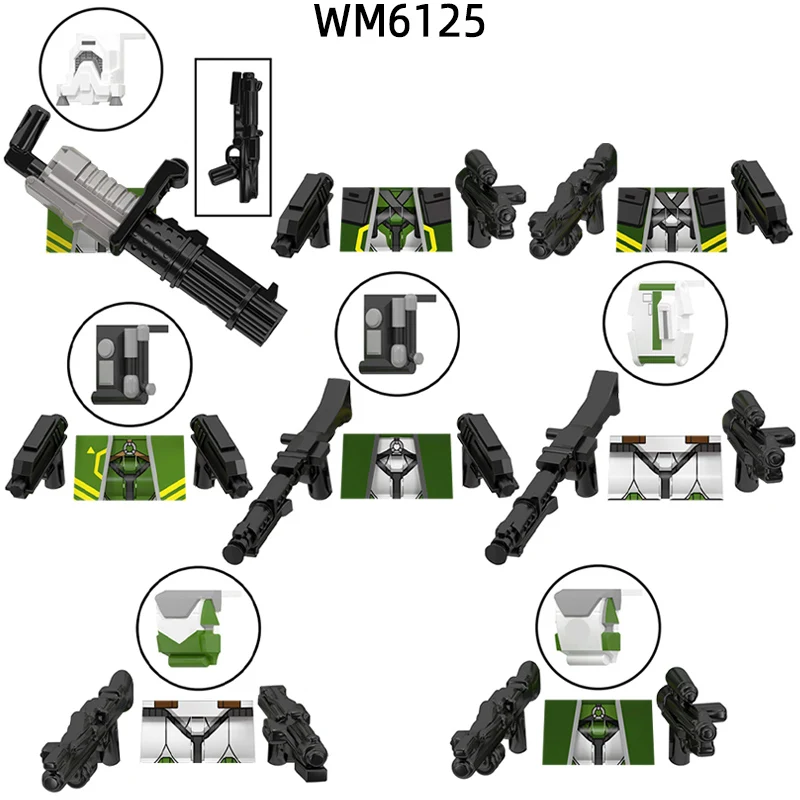 Фигурки оружие брюки детали для волос модель блоки набор кирпичей MOC подарки
