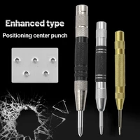 automatic center punch automatic center pin woodworking tool wood adjustable spring mark press dent marker carpenter tool drill