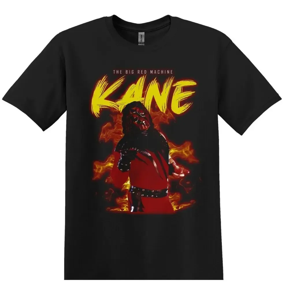 Черная футболка для борьбы Kane WWE