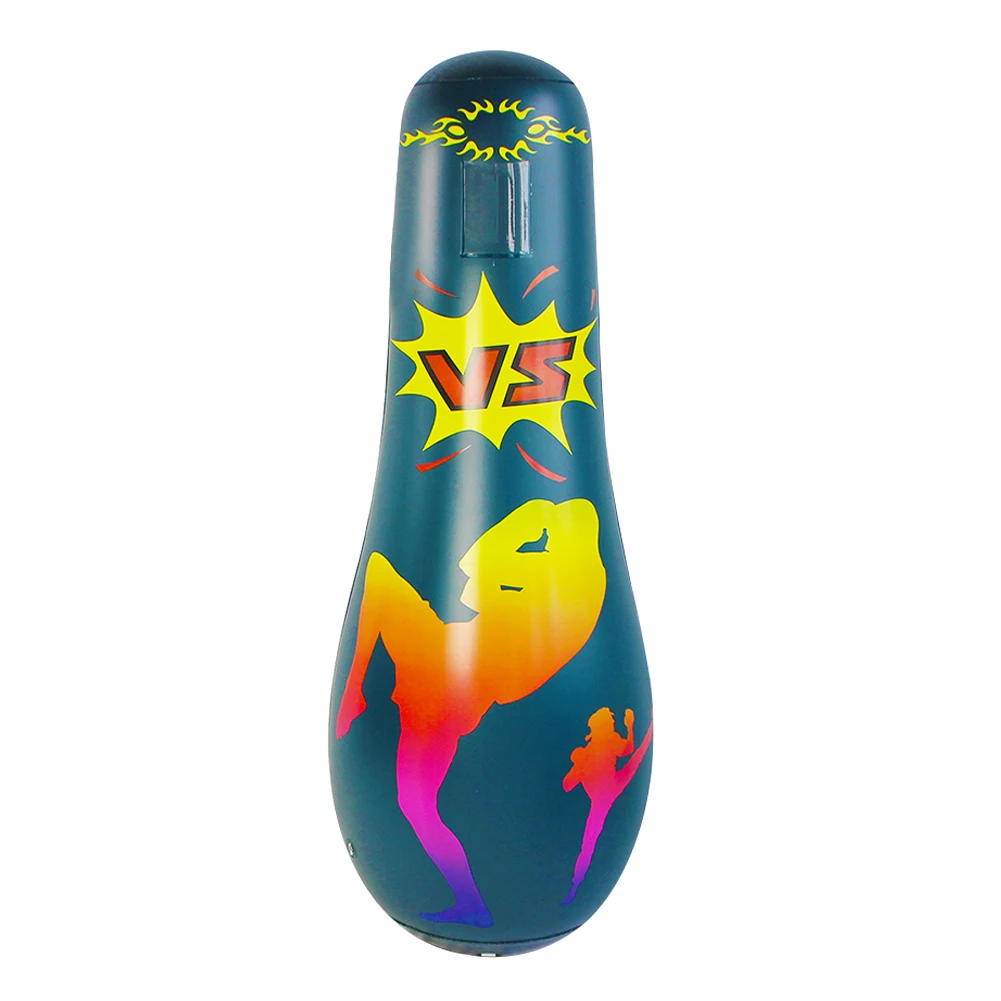 

Stress Relief Inflatable Kick Training Tumbler Target Exercise Fitness Boxing Bag Free Standing Toys Sandbag Adults Kids