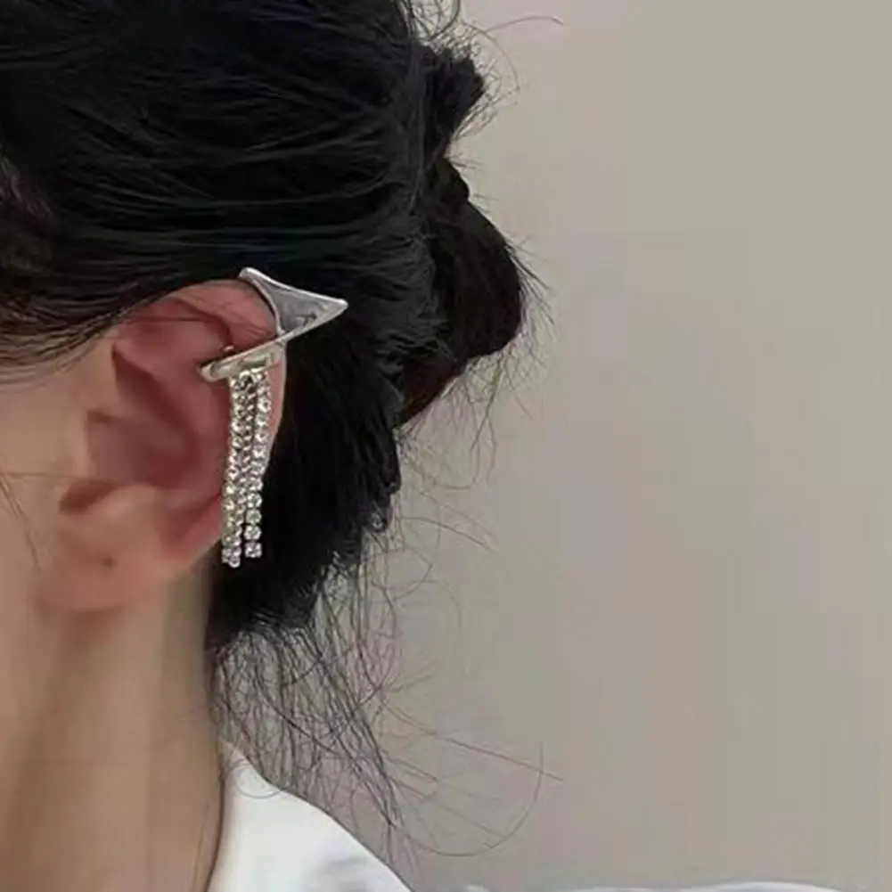 

1 Pair Chic Women Ear Cuff Sturdy Earrings Exquisite All Match Ear Cuff Clip Goth