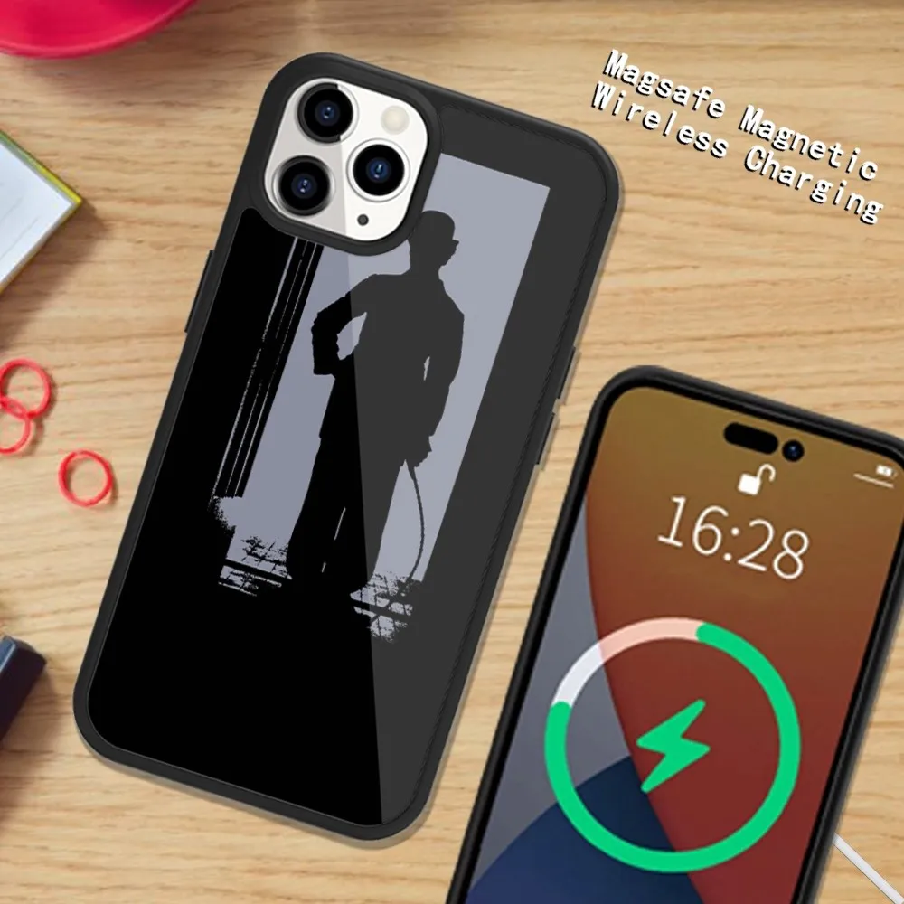 Магнитный чехол для iPhone 15 14 13 12 11 Plus Pro Max с беспроводной зарядкой