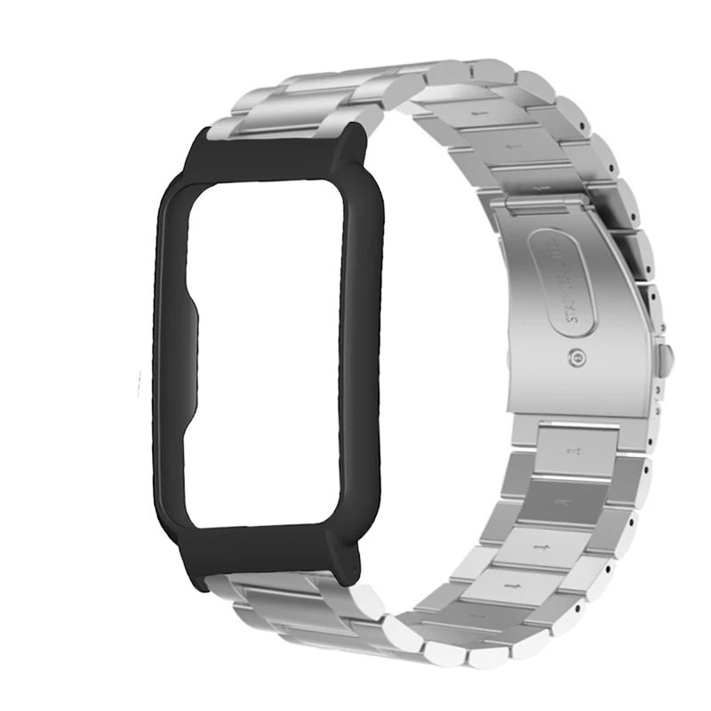 

Bracelet for oppo watch Free Protective Case+Stainless Steel strap band Free smart watch band Accessories E8BE
