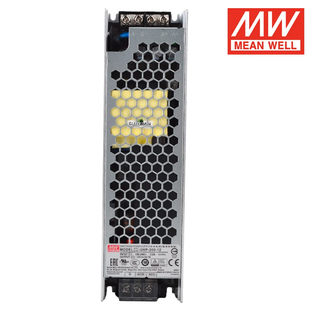 Оригинальный Mean Well UHP-200-12 110/220 В переменного тока в постоянный ток 12 200 А Вт