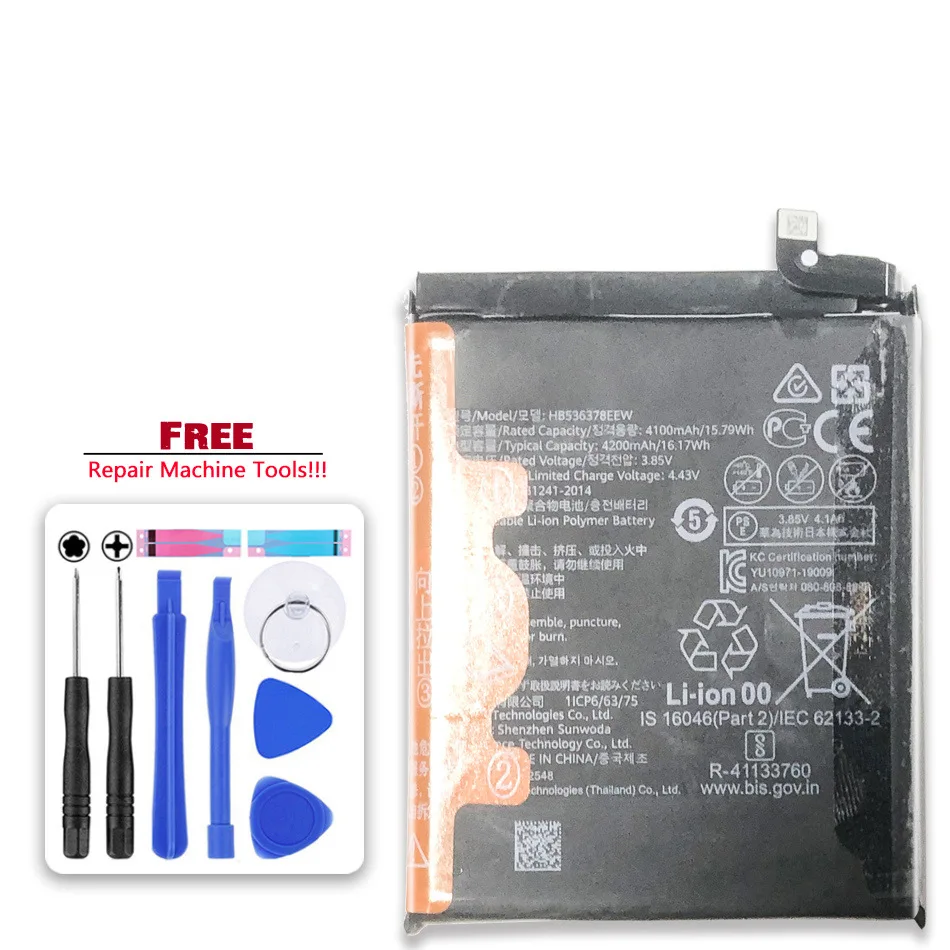 

Battery HB536378EEW For Huawei P40 P40 Pro P40Pro ELS-NX9 ELS-N04