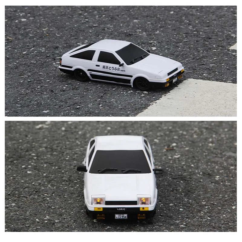 AE86 TOYOTA  RC Car Remote Control Toy 2.4G Drift Racing Vehicle 1/18 4WD LED Light Akina Birthday Collection Christmas Gifts enlarge