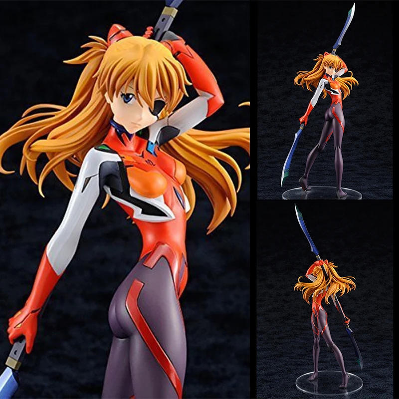 

Anime Figurine Evangelion Shin Gekijouban Q Souryuu Asuka Langley 1/6 Figure Action PVC Collection Model Dolls Toy Gift Ornament