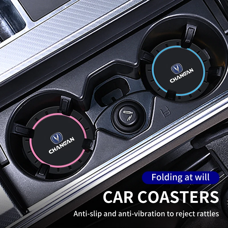 2 шт. автомобильные подставки для воды силиконовые противоскользящие коврики