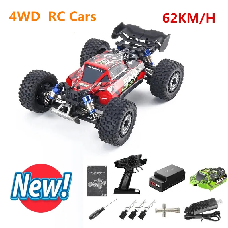 Радиоуправляемые машины 62 км/ч 1/16 внедорожник 4WD Электрический высокоскоростной