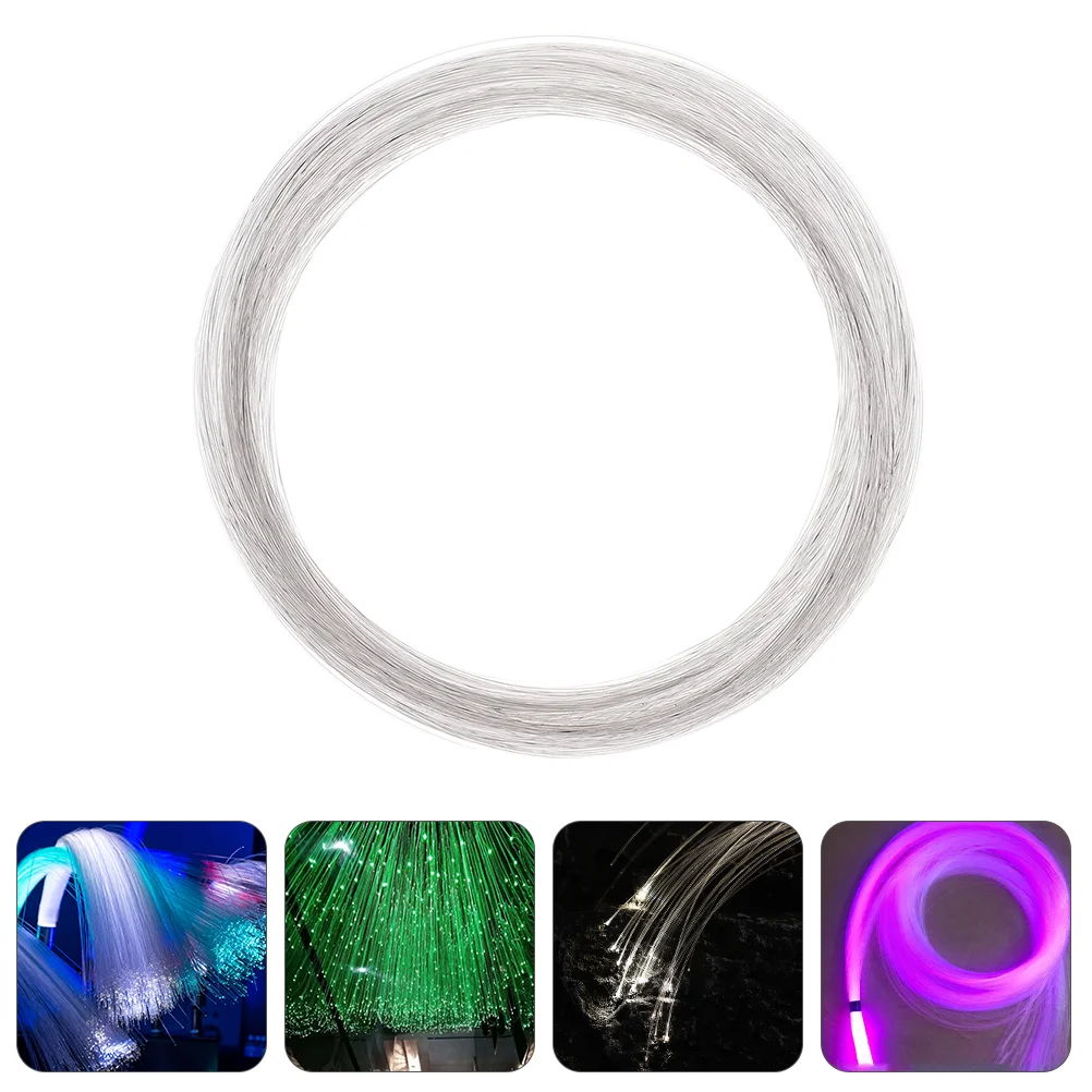 

Fiber Optic Cable Glow Lighting Light Optical Bunch Roll Decoration Dancing End Whip Fixture 100M String Star Strands Micro