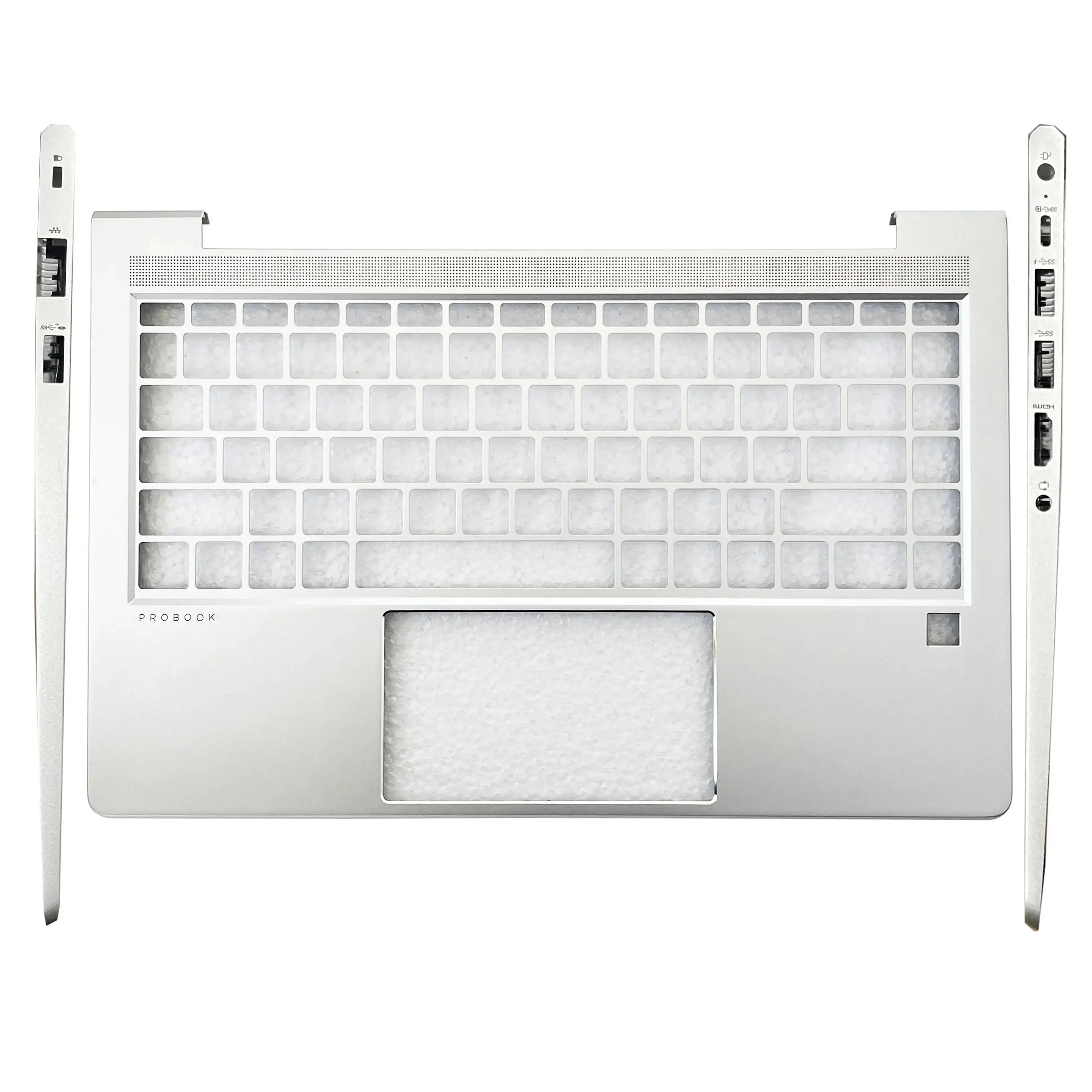 Новая оригинальная американская испанская клавиатура для ноутбуков HP Probook G8 440 G9 445R Zhan66 14 G4 G5 X8Q, верхняя крышка с подсветкой (пальмрест) (art.: 3920db0884e92) - 3920db0884e92