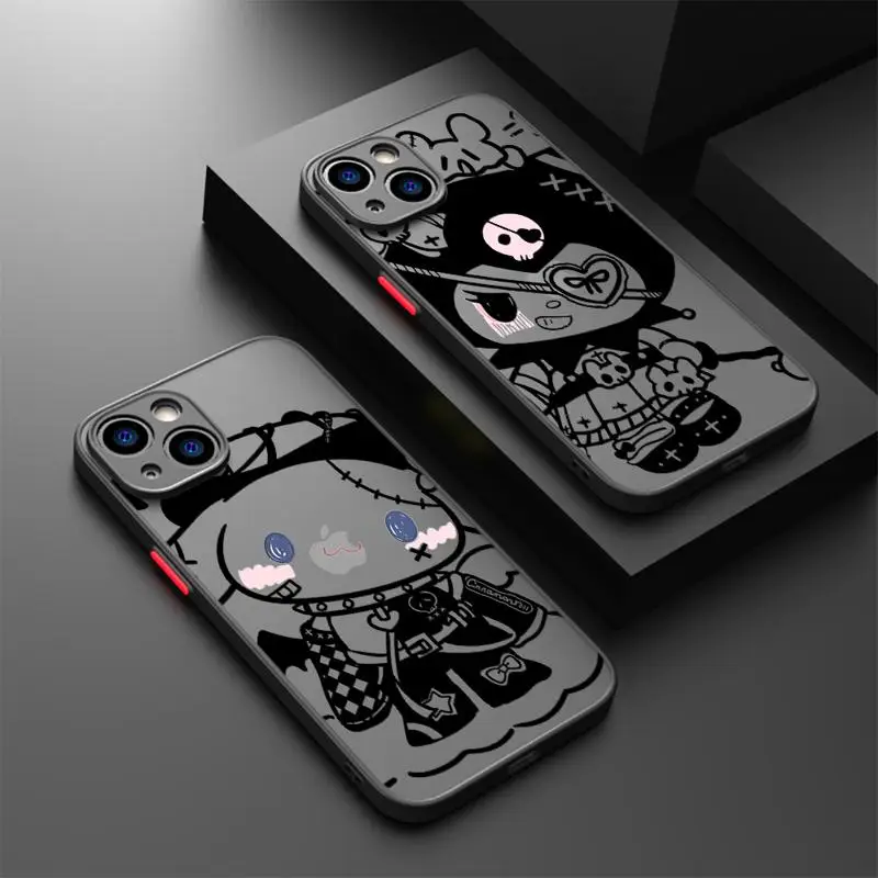 phone case for Apple iPhone 11 Pro Max 15 13 14 Plus 8 12 Mini SE XS Protective Sleeve Cover funda Super Cartoon Kurome Melodys