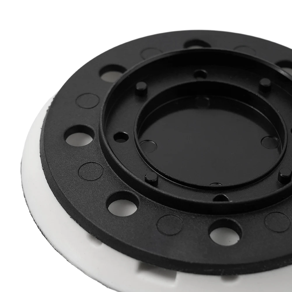 

Accessories Sanding Pad Plastic+PU Polishing Disc Replacement 125mm 5 Inch 8 Holes Backing Pad ES125 Brand New
