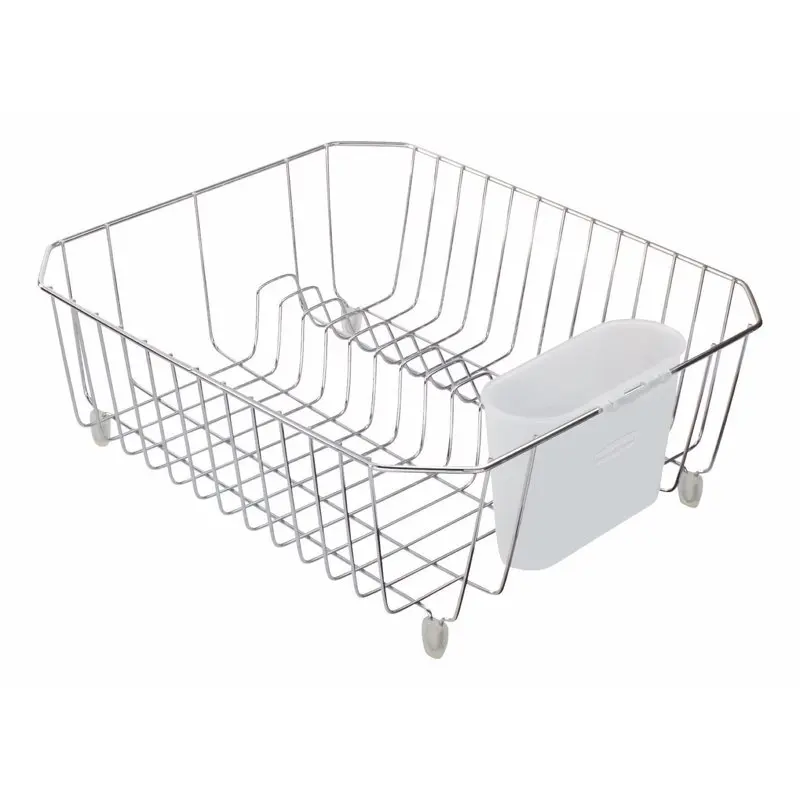 

Dish Drainer, Antimicrobial, Small, Chrome