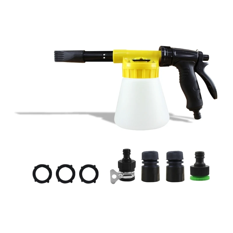 

1L Foam Sprayer Nozzle Car Washing Foam Guns Cleaning Foamer Accessory for Indoor Outdoor Garden Yard Lawn Watering