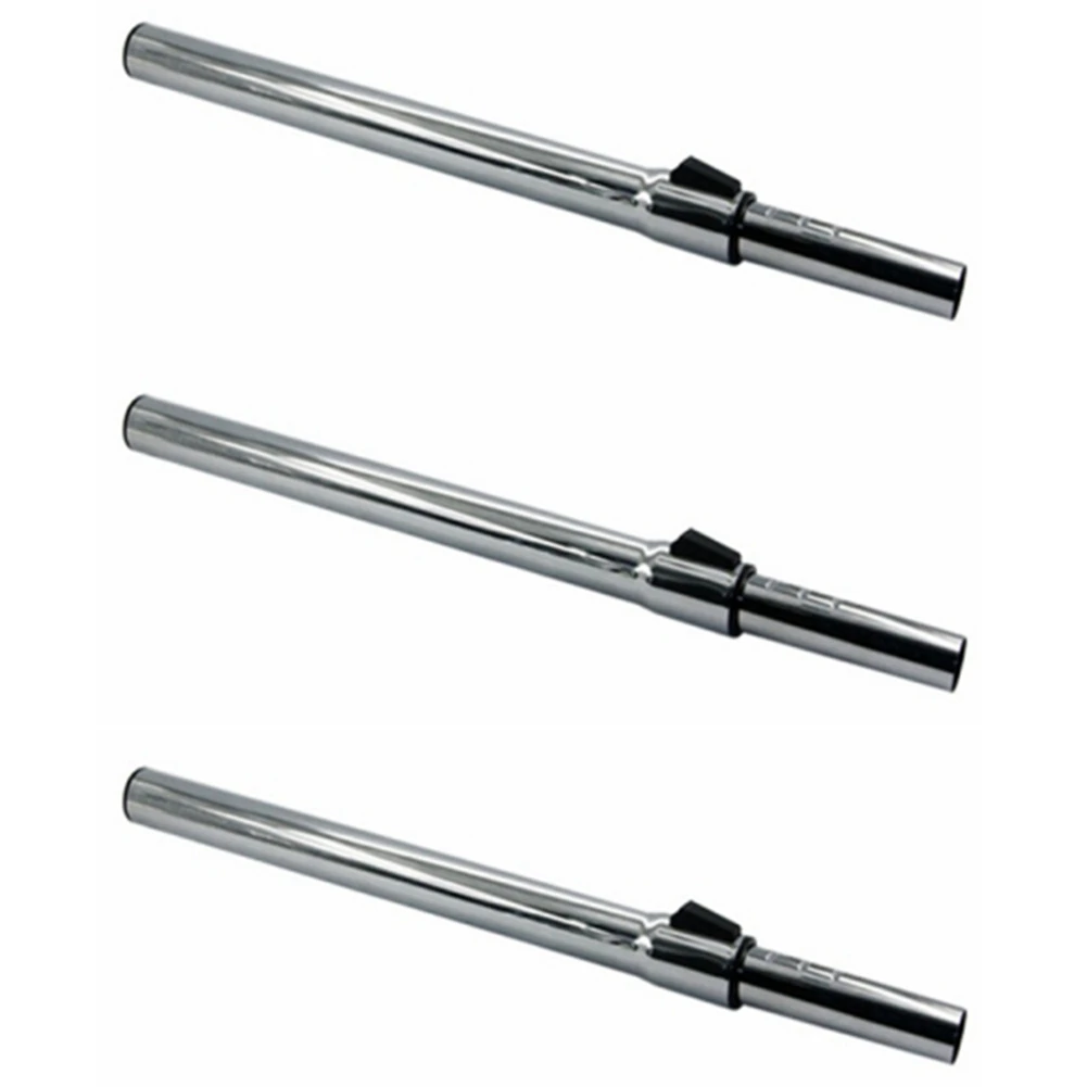 

3PC 32mm Metal Extension Pipe Telescopic Tube Hose for PHILPS/Midea Robot Vacuum Cleaner Parts Accessories