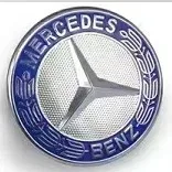 Эмблема-значок ABC 57 мм Star Flat Hood Bonnet для автомобилей Mercedes-Benz W204 W124 W201 W202 W212 W220 W205 (art.: 3920db5bf378c) - 3920db5bf378c