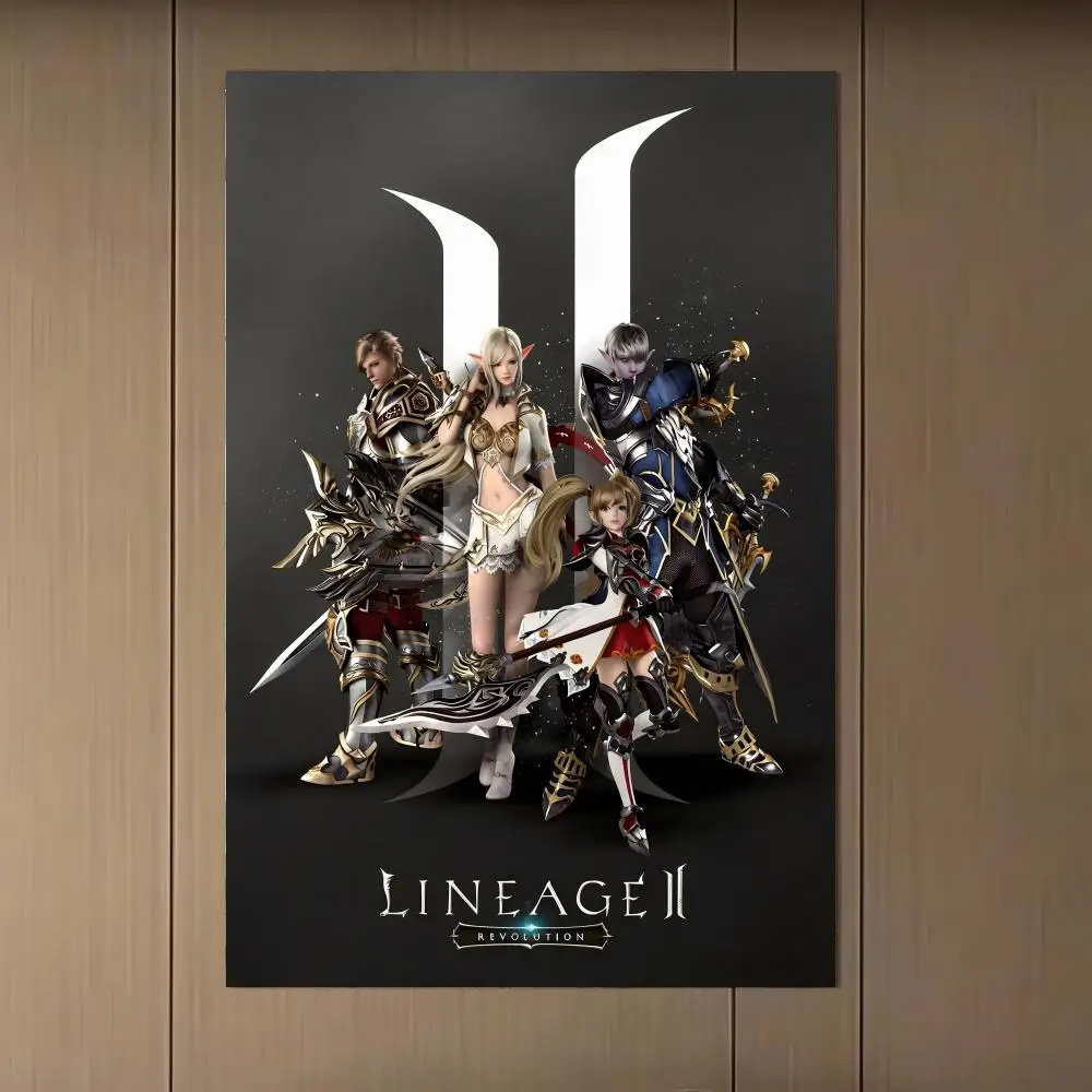 Постер Game L-Lineage 2, художественный стильный настенный постер для дома, офиса, ванной комнаты ‌   Декор для дома (art.: 3920db397da82) - 3920db397da82