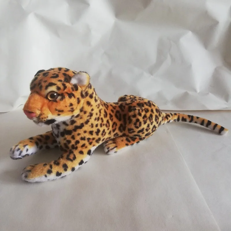 

About 26cm Leopard Plush Toy Lovely Leopard Soft Doll Boys And Girls Toys Birthday Xmas Gift s0569