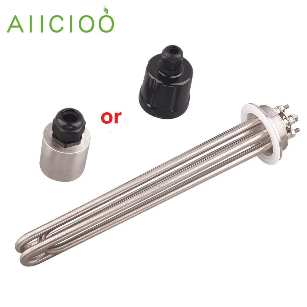 

AIICIOO Погружной водонагреватель 2" три-кламп нержавеющая сталь 220/380В 3-12кВт