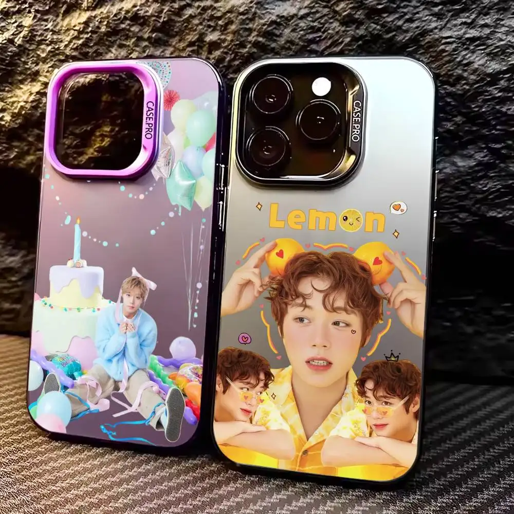 Фото Чехол для телефона P-Park J-Jihoon W-Weak H-Hero Colorful Silver Back для iPhone 17 16 15 14 13 12 11 Plus Pro Max Plus №1