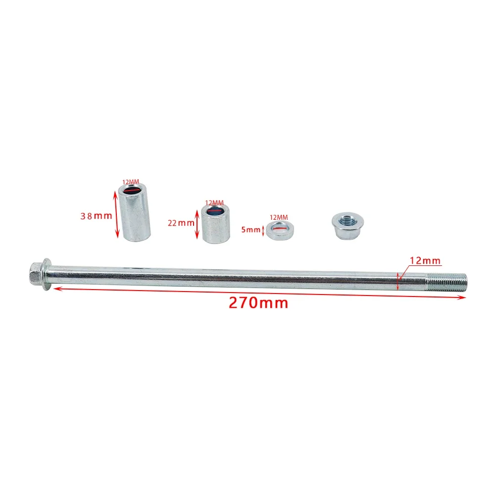 

10 12 мм 200 мм / 245 мм / 270 мм + 3 прокладки переднего и заднего моста для 70cc 90cc 125cc 140cc 200cc 250cc Pit Pro Trail Dirt Bike