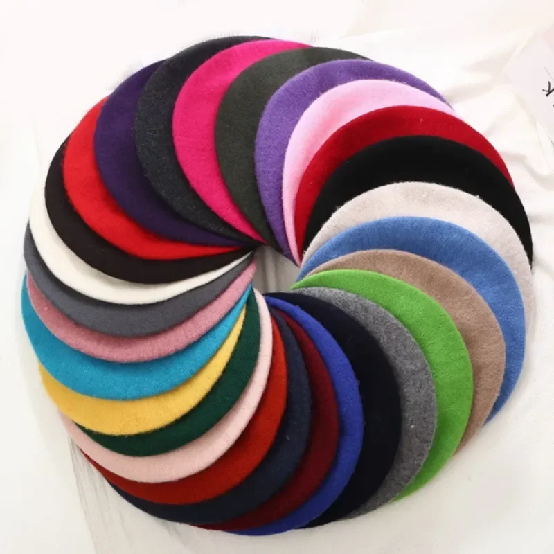 

2022 Autumn Winter Hat Wool Thick Berets French Artist Beret Women Painter Hat Girls Berets Female Warm Walking Cap Beanies