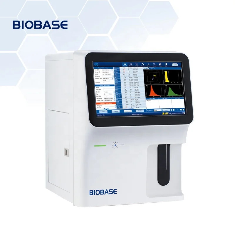 

BIOBASE 5-part Diff Auto Hematology Analyzer 60 Tests and Large Storage Capacity Hematology Analyzer for Blood Analyzing