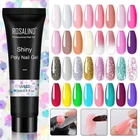 Полигель для ногтей ROSALIND, горячая распродажа, Модный Цветной Полупостоянный гель для маникюра, быстрое наращивание