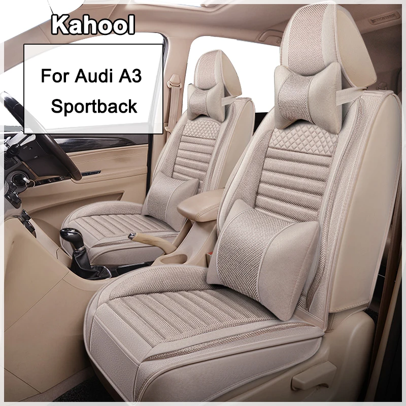 

Чехол для автомобильного сиденья Kahool для Audi A3 Sportback 8L1 8P1 8PA 1996-2013, автомобильные аксессуары для интерьера (1 сиденье)