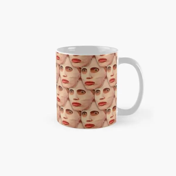 

Alyssa Edwards Beauty Mask Pattern Class Mug Printed Image Handle Round Simple Tea Cup Gifts Drinkware Design Coffee Photo