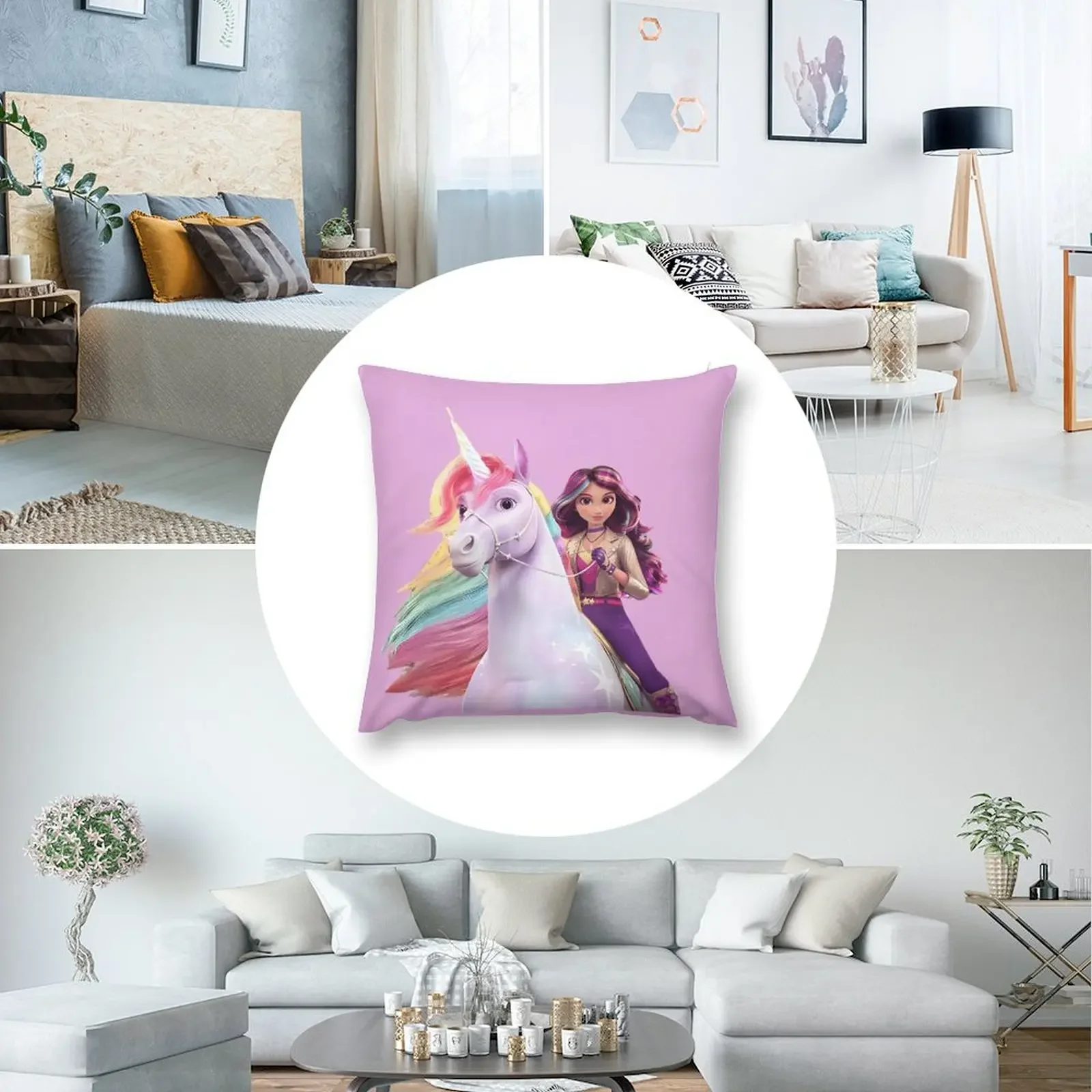 Декоративная подушка Unicorn Academy Sophia Wildstar роскошный чехол для подушки декоративные