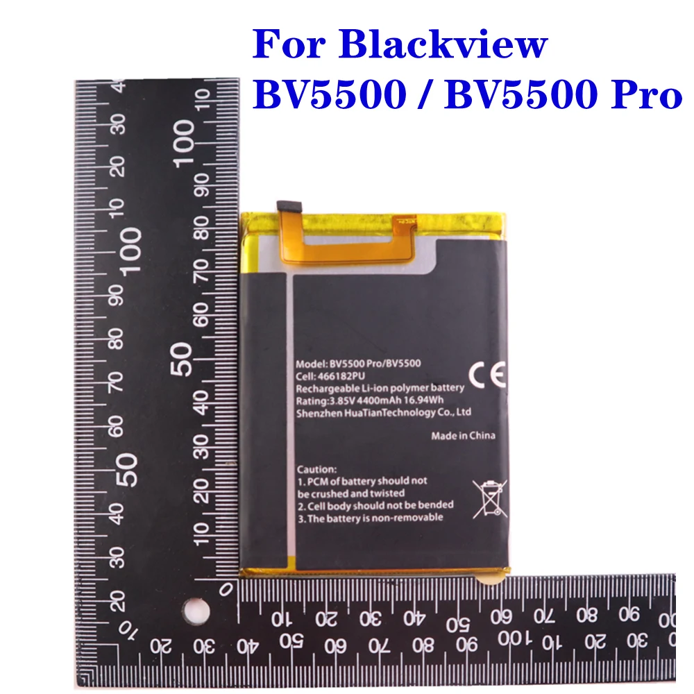 

Аккумулятор BV5500 4400 мАч для Blackview BV5500 / BV5500 Pro MTK6739, высококачественные сменные батареи для телефона из искусственной кожи 466182PU