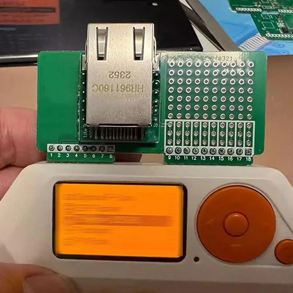Проводной сетевой тестовый модуль для Flipper Zero Ethernet DHCP сварочный IP непрерывности