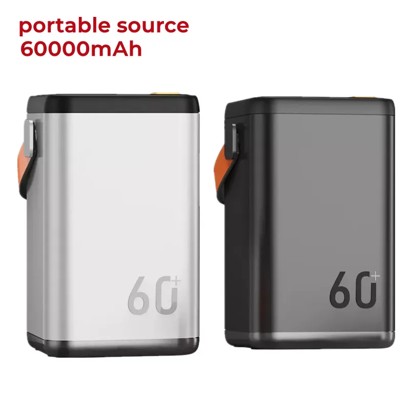 

Внешний аварийный портативный мобильный блок питания ghioffen, внешний аккумулятор большой емкости емкостью 60000 мАч