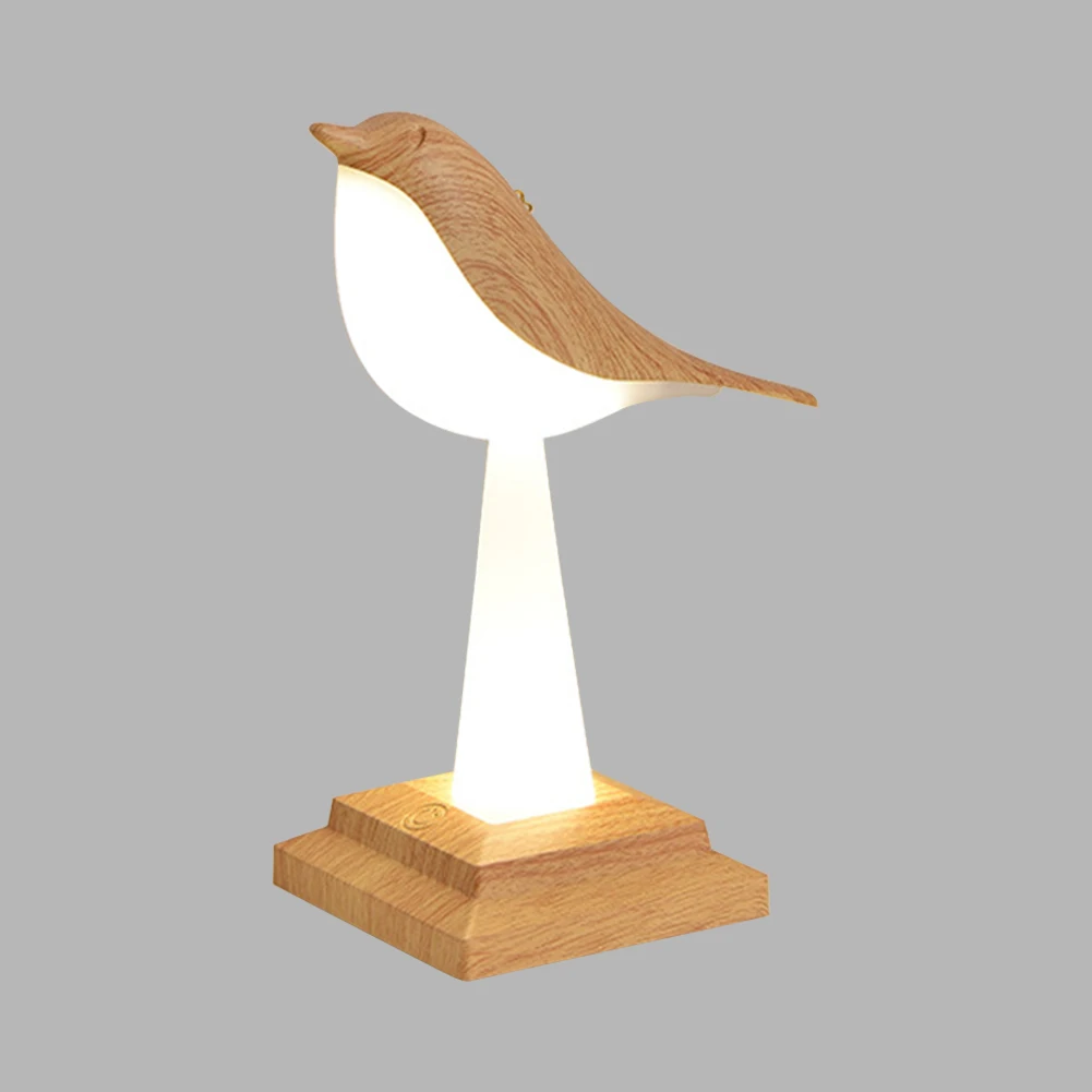 

LED Table Lamp Bedside With Base Magpie Bird Modern Remote Control Aromatherapy Home Decor Cute USB Rechargeable Eye Protection