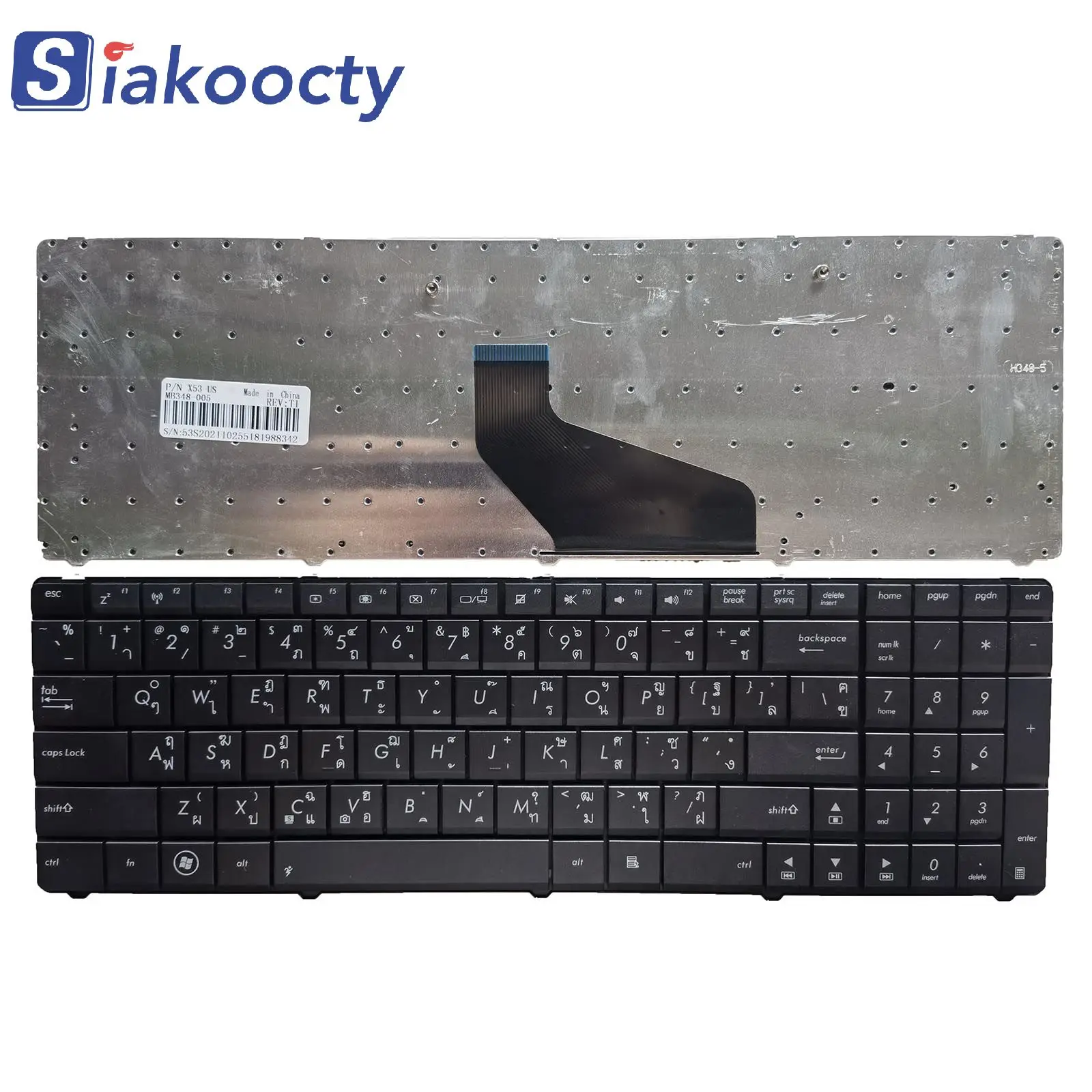 

NEW TI Keyboard FOR ASUS K53U K53B K53T X53B X53U K73T X73B