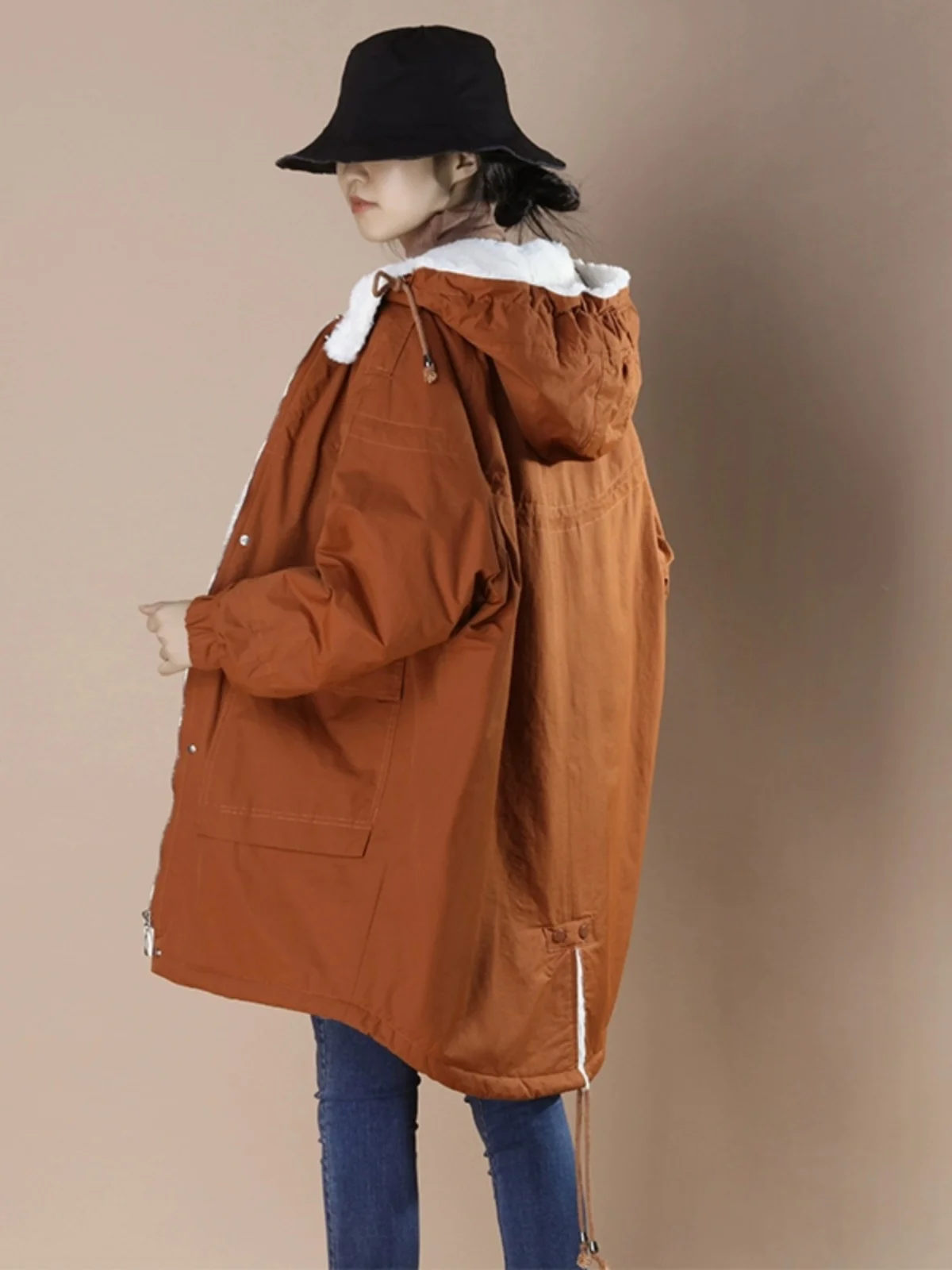 Высококачественная одежда-карго с хлопковой подкладкой женская новая верхняя