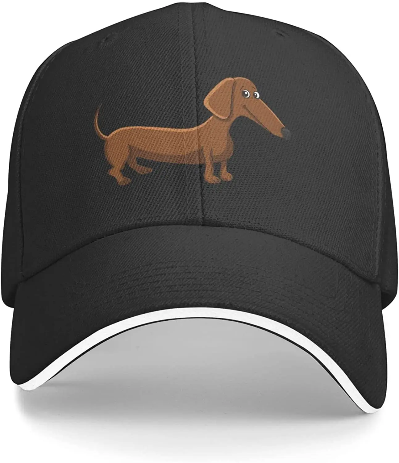 

Dachshund Baseball Cap Sandwich Cap Dad Hat Cowboy Hat Denim Trucker Hat Sports Cap for Women Men