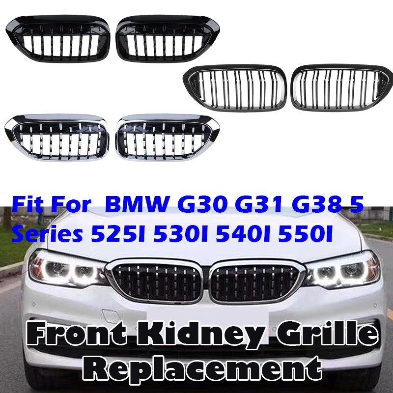 

Автомобильный решетчатый гриль Diamond Drop Slat Sport Racing Eiamond решетка подходит для Bmw G30 G38 525i 528i 530i 540i 2017-2020, автомобильные аксессуары