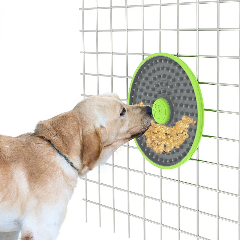 

ATUBAN Pet Supplies Dog Cage Licking Tray Relief Boring Slow Food Tray Dog Licking Pad Pet Dog Supplies Food Tray