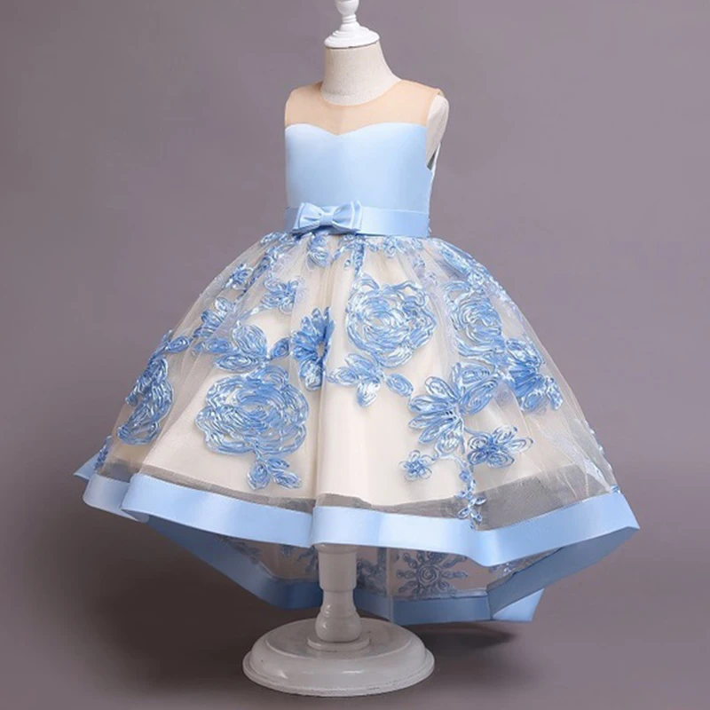 Детское бальное платье с вышивкой на возраст 2-10 лет | Детская одежда и обувь