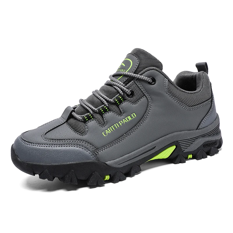 Мужские походные ботинки повседневная кожаная Водонепроницаемая спортивная